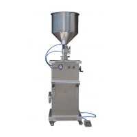 Semi automatic 1 or 2 Head piston Filling Machine for Paste Sauce