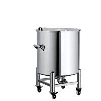 Stainless Steel Movable Storage Tank for Cosmetics Chemicals