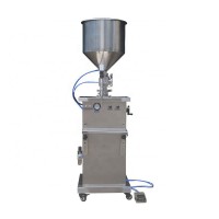 Small Semi automatic Pneumatic Chili Sauce Filling Machine