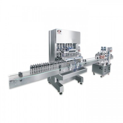 Automatic Detergent Liquid Servo Motor Piston Filling Capping Machine